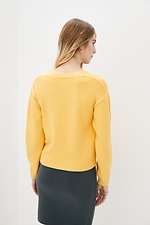 Kurzer geknöpfter Strick-Cardigan mit tiefem Ausschnitt Sewel 4038224 Foto №3