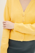 Kurzer geknöpfter Strick-Cardigan mit tiefem Ausschnitt Sewel 4038224 Foto №4