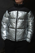 Shiny quilted down jacket for winter VDLK 8031224 photo №5