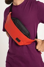 Red waist bag banana with one compartment GEN 9005224 photo №6