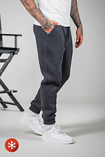 Мужские теплые спортивные штаны OVERSIZE 3 Графит Teamv 8034225 фото №5