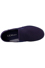 Sommersneaker aus blauem Stoff Las Espadrillas 4101226 Foto №6