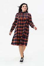 Checkered dress with red flounce Garne 3041227 photo №8