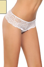 Women's thong panties emma beige. ORO 4027228 photo №1