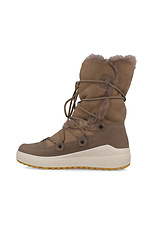 Dunkelgraue Ugg-Winterstiefel zum Schnüren für Damen aus Wildleder Forester 4203228 Foto №2