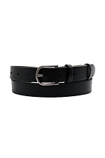 Women's black belt made of genuine leather Garne 3300229 photo №2