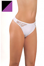 Damenhöschen Tanga Bella Burgunderrot ORO 4027229 Foto №1