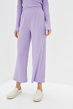 Violet ribbed high waist DONNA knitted culottes Garne 3038230 photo №1
