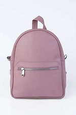 Маленький городской рюкзак из кожзама лилового цвета SGEMPIRE 8015231 фото №2