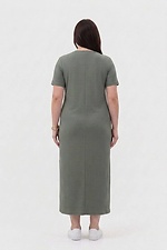 JULI Olivgrünes Kleid Garne 3044232 Foto №3