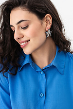 Women's earrings in the shape of ginkgo biloba leaves  4515232 photo №1