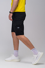 Black long cotton shorts Custom Wear 8025232 photo №2