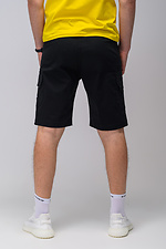 Black long cotton shorts Custom Wear 8025232 photo №4