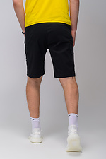 Black long cotton shorts Custom Wear 8025232 photo №5