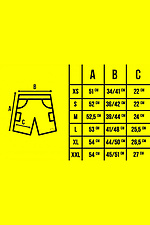 Black long cotton shorts Custom Wear 8025232 photo №8