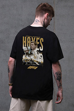 Men's Oversized T-Shirt Without Hayes Black Print Without 8055232 photo №1