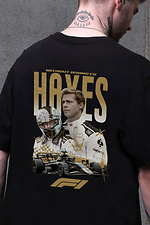 Men's Oversized T-Shirt Without Hayes Black Print Without 8055232 photo №2
