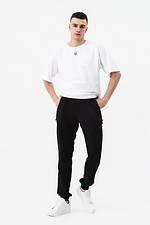 Męskie spodnie sportowe w kolorze czarnym GEN 7775233 zdjęcie №3