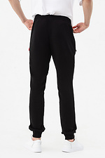 Męskie spodnie sportowe w kolorze czarnym GEN 7775233 zdjęcie №4