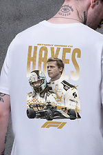 Men's Oversized T-Shirt Without Hayes White Print Without 8055234 photo №2
