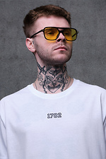 Men's Oversized T-Shirt Without Hayes White Print Without 8055234 photo №4