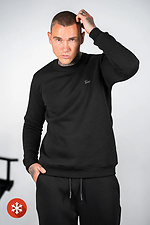 Men's warm sweatshirt of large sizes Basic Big Black Teamv 8034235 photo №3