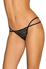 Women's panties thong pantheria black Obsessive 4027236 photo №3