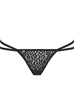 Women's panties thong pantheria black Obsessive 4027236 photo №5