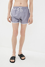 Gray raincoat swim shorts GEN 8000236 photo №1