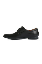 Черные классические туфли из натуральной кожи  4205237 фото №1