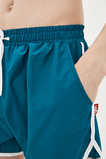 Бірюзові плавальні шорти з плащової тканини GEN 8000237 фото №3