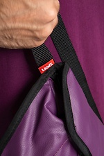 Purple Rectangular Banana Waist Bag with Flap GEN 9005237 photo №5