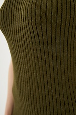 Sleeveless rib knit dress  4038238 photo №4