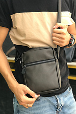 Універсальна сумка через плече месенджер з зовнішньою кишенею Mamakazala 8038238 фото №6