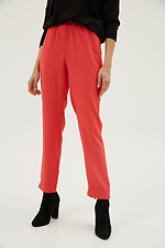 Luźne spodnie biznesowe w kolorze czerwonym Garne 3039239 zdjęcie №3