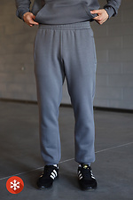Insulated men's KEVIN trousers with graphite-colored cuffs Garne 3041239 photo №3