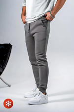 Warme Herrenhose Simple Sport 3 Dunkelgrau Teamv 8034239 Foto №4