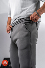 Warme Herrenhose Simple Sport 3 Dunkelgrau Teamv 8034239 Foto №5