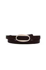 Brauner Damengürtel aus echtem Leder. Garne 3300240 Foto №2