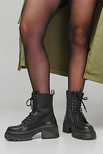 Women's black demi-season boots  4206240 photo №4