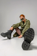 Women's black demi-season boots  4206240 photo №5