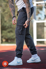 Warme Herren-Cargohose OVERSIZE 3 Graphite Teamv 8034242 Foto №4