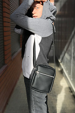 Универсальная сумка через плечо мессенджер с внешним карманом Mamakazala 8038242 фото №5