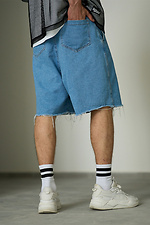 Oversized denim shorts OGONPUSHKA Padra OGONPUSHKA 8043243 photo №7
