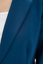 Классический оверсайз пиджак JAZZI бирюзового цвета Garne 3038244 фото №4