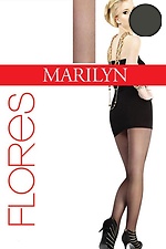 Тонкие капроновые колготы 20 ден с кружевными трусиками Marilyn 3009245 фото №1