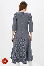 INARA half-woolen autumn dress with cut-off wide midi skirt Garne 3037245 photo №3