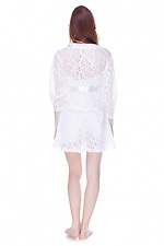 Women's white guipure robe SERENADE 4027245 photo №2