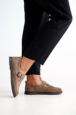 Women's brown suede shoes  4206245 photo №2