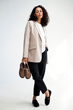 Women's brown suede shoes  4206245 photo №5